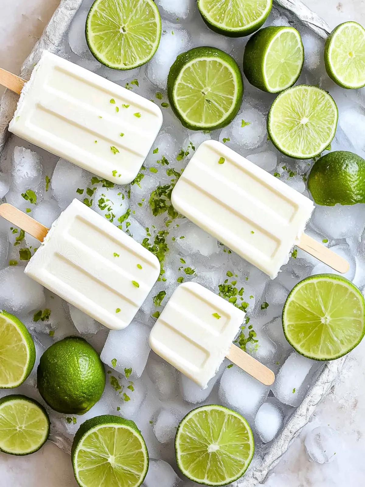 Delight in Easy Coconut Lime Popsicles for a Refreshing Treat 4 Coconut Lime Popsicles