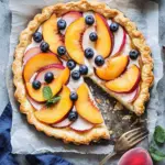 Mouthwatering Peaches and Cream Puff Pastry Tart Recipe 4 Peaches and Cream Puff Pastry Tart