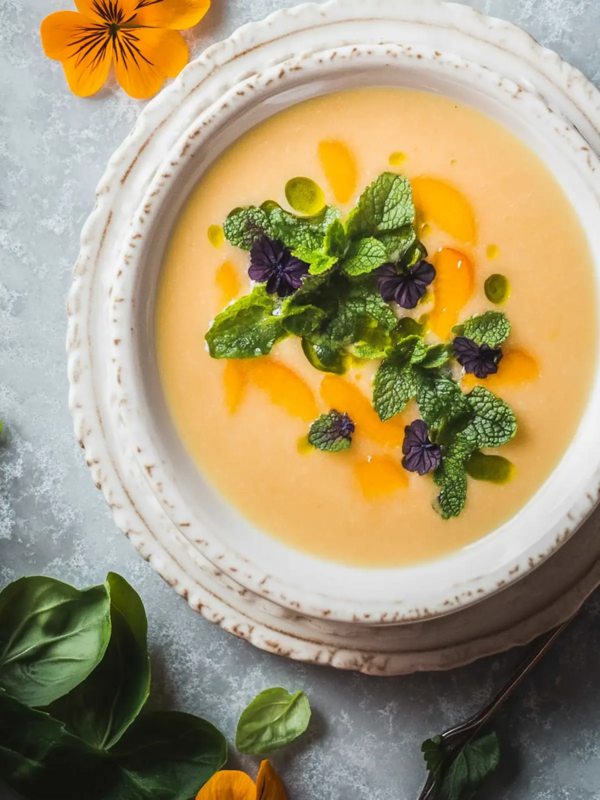 Delicious Chilled Peach Soup with Cucumber in 20 Minutes 3 Chilled Peach Soup