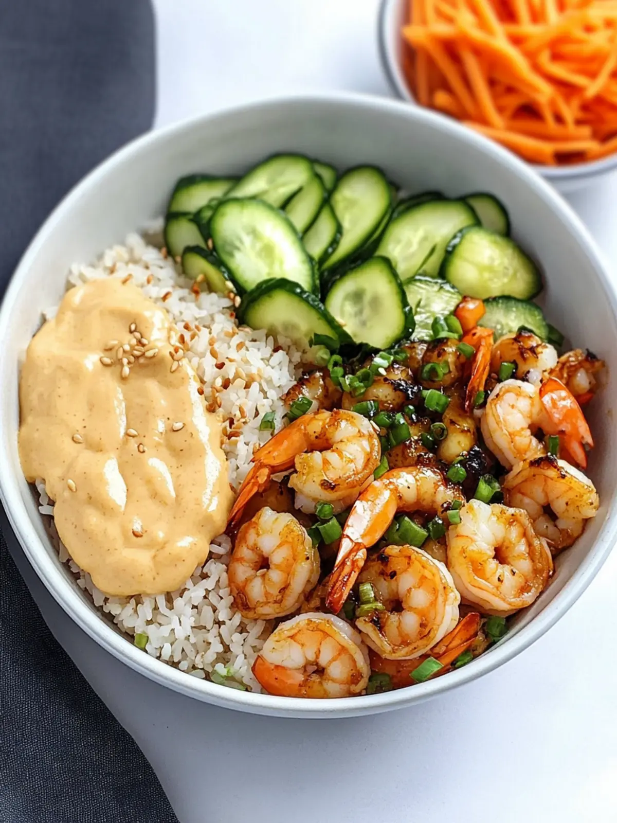 Savory Hibachi Shrimp Rice Bowls with Homemade Yum Yum Sauce 2 Hibachi Shrimp Rice Bowls