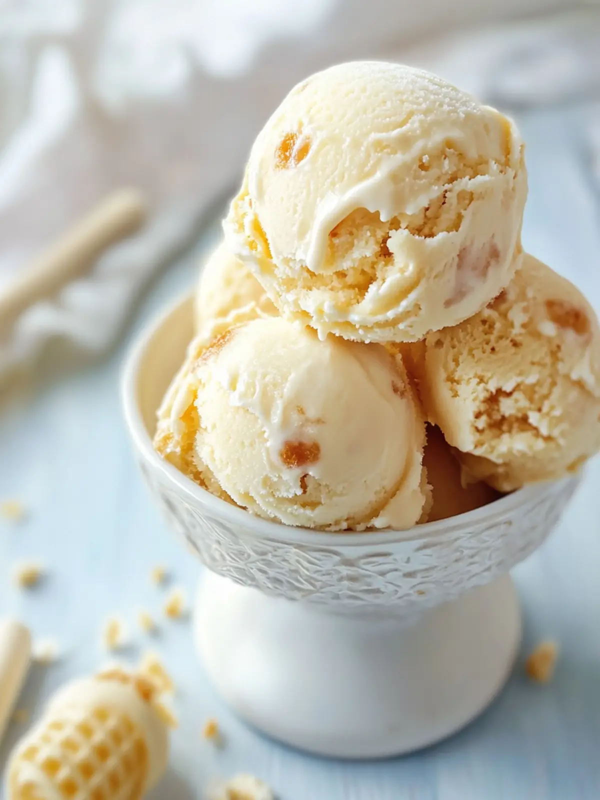 Creamy Honeycomb Ice Cream: No-Churn Bliss in Minutes 2 Honeycomb Ice Cream
