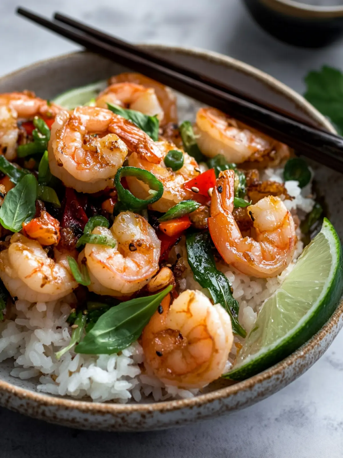 Crispy Rice with Spicy Shrimp Salad for a Flavorful Feast 3 Crispy Rice with Spicy Shrimp Salad