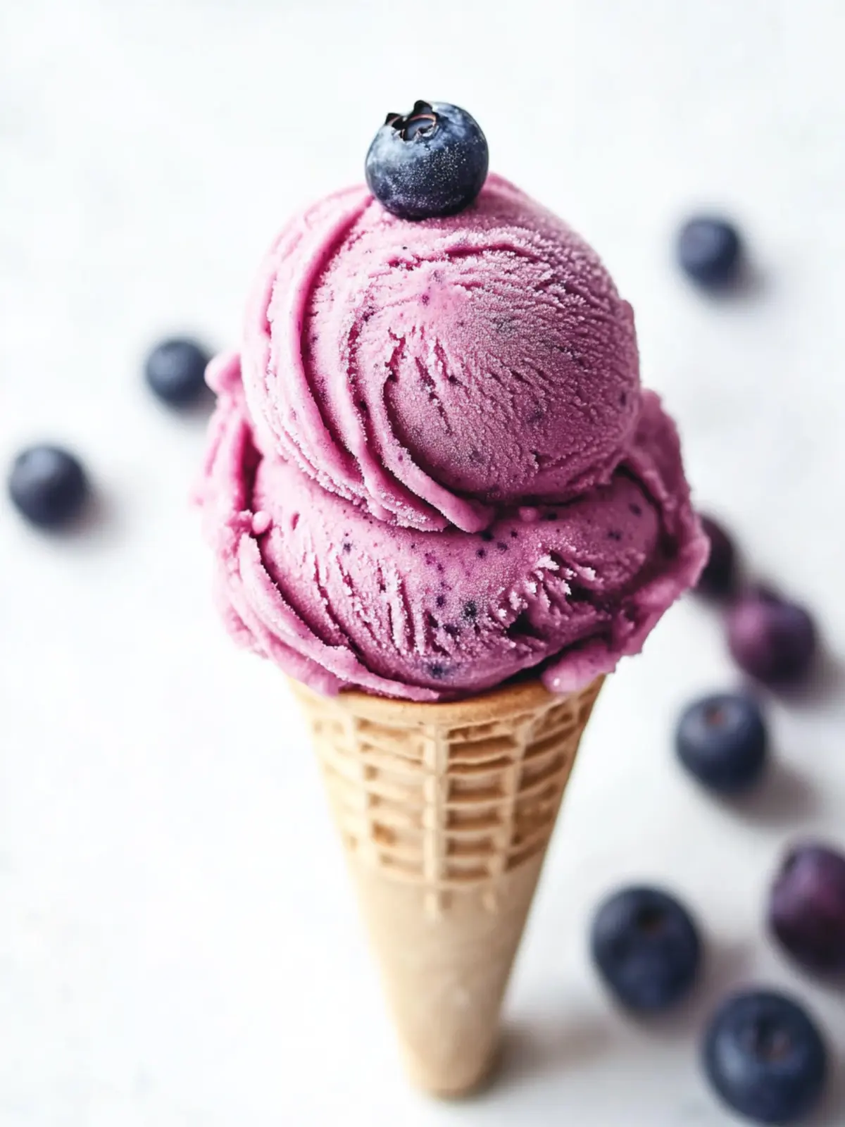 Delicious Vegan Blueberry Frozen Yogurt That You’ll Love 3 Blueberry Frozen Yogurt