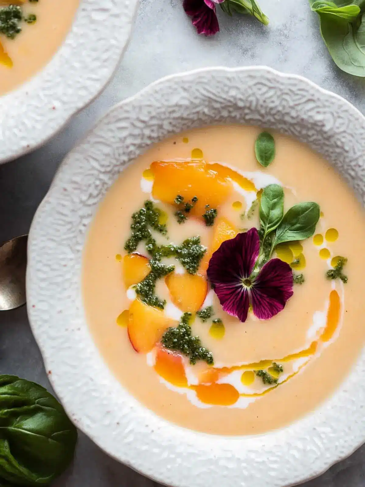Delicious Chilled Peach Soup with Cucumber in 20 Minutes 5 Chilled Peach Soup