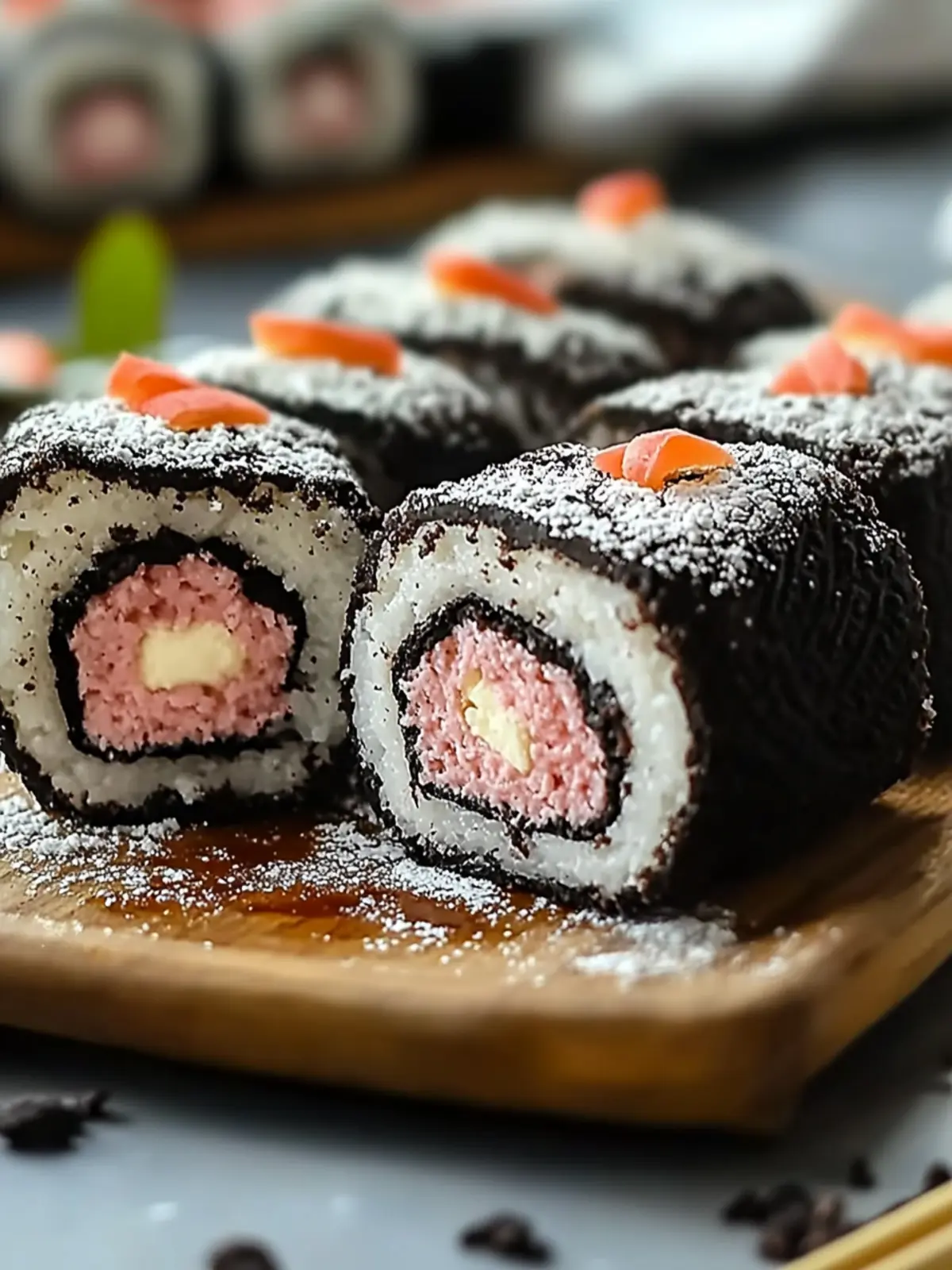 Delight in Oreo Sushi: A Fun Twist on Dessert Time! 3 Oreo Sushi