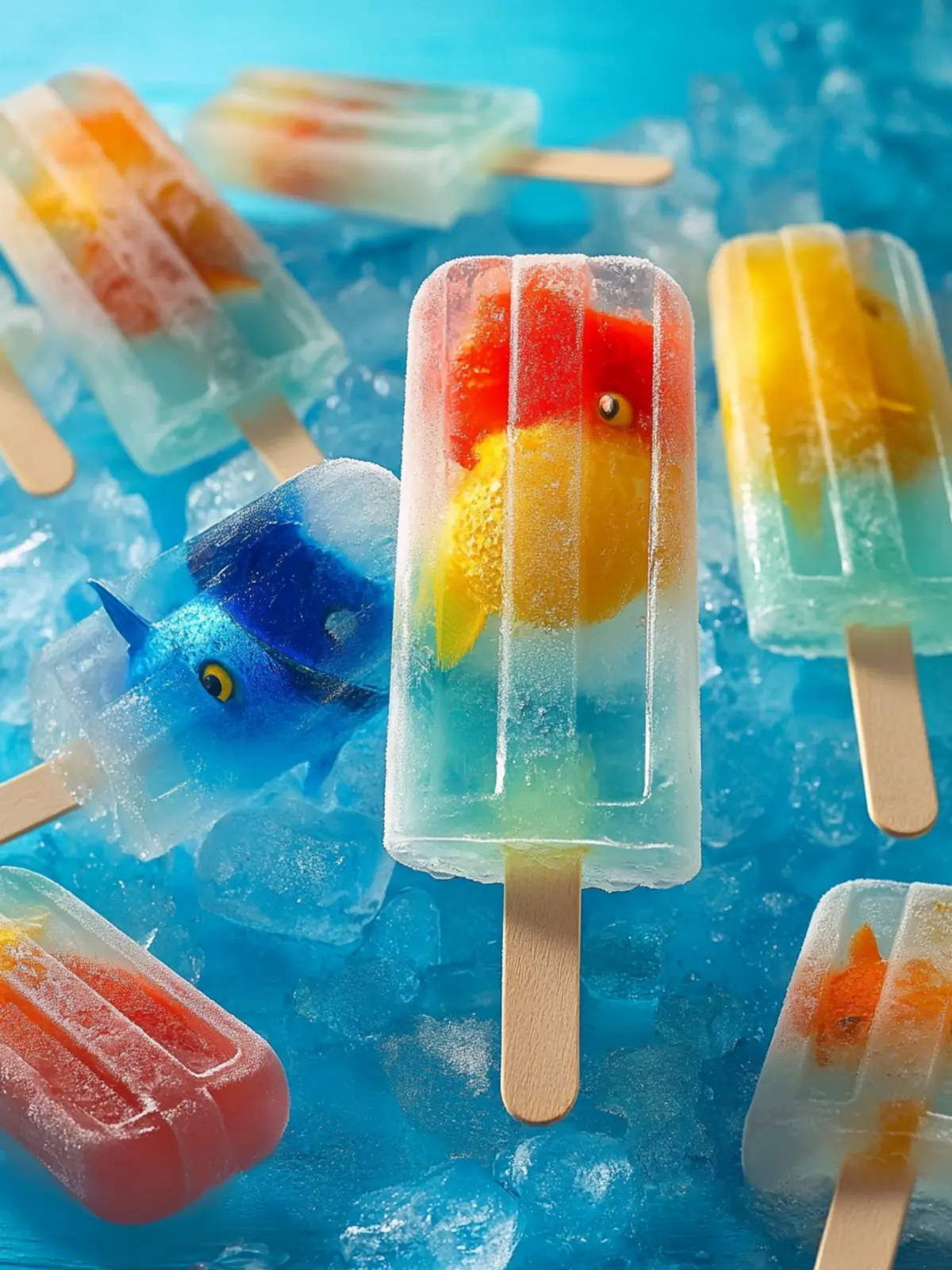 Create Fun Edible Aquarium Popsicles for a Refreshing Treat! 3 Edible Aquarium Popsicles