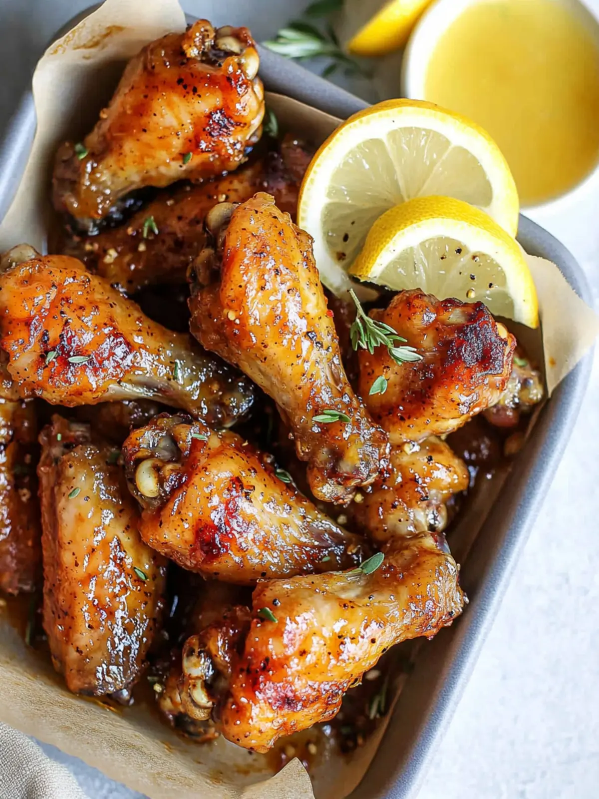 Sweet & Savory Honey Lemon Pepper Wings You'll Love 3 Honey Lemon Pepper Wings