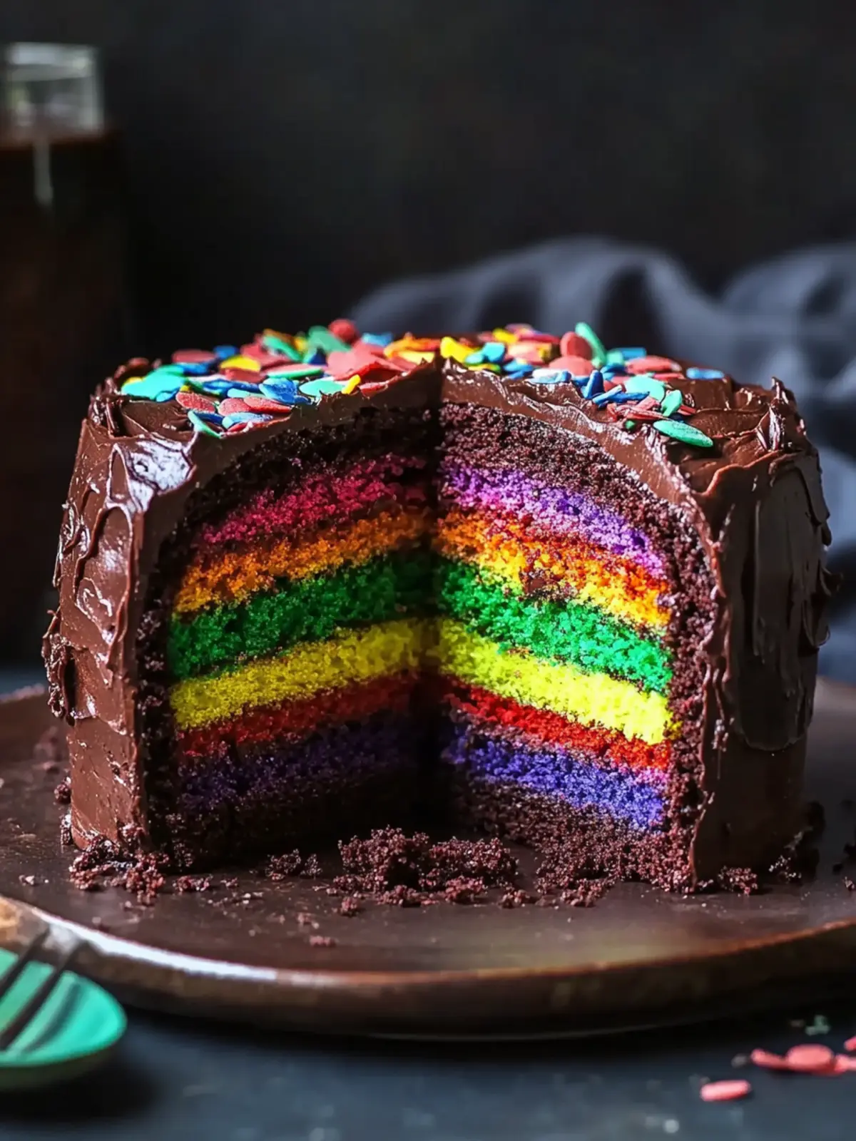 Chocolate Rainbow Cake: Unleash Fun with Every Slice! 5 Chocolate Rainbow Cake
