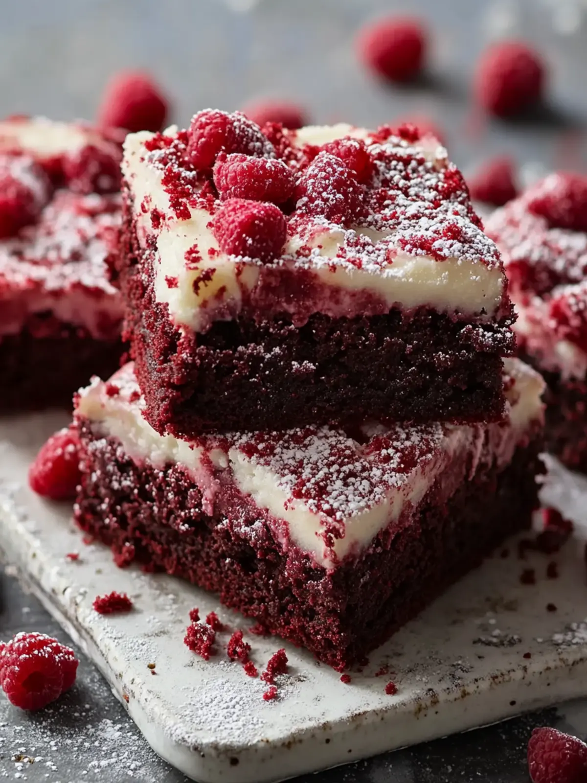 Red Velvet Brownies that Melt in Your Mouth – Ultimate Indulgence 3 Red Velvet Brownies