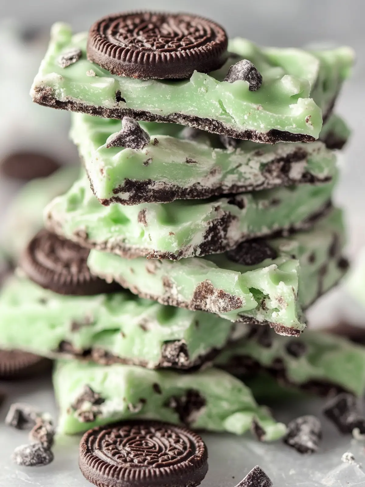 Delicious Mint Oreo Bark: Easy Treats for the Sweet-Toothed 3 Mint Oreo Bark