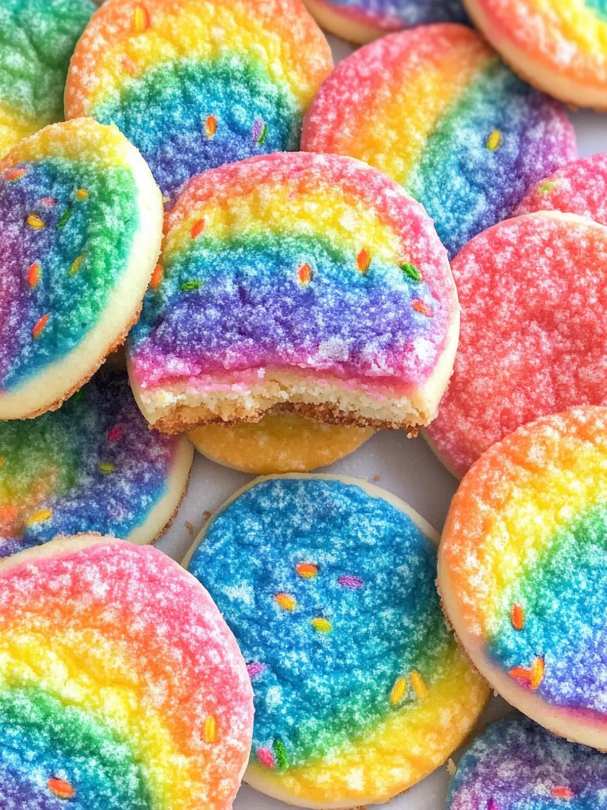 Delightful Rainbow Butter Cookies to Brighten Your Day 2 Rainbow Butter Cookies