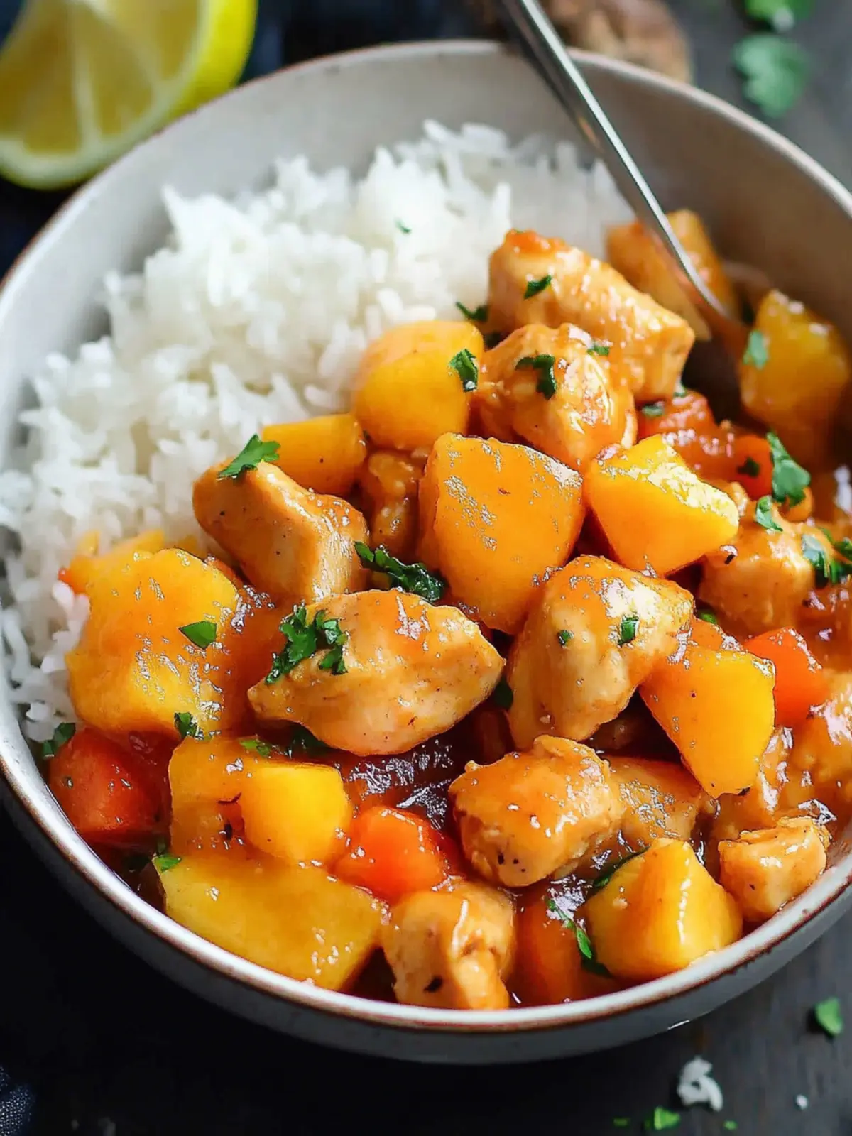 Savory Mango Chicken and Rice for a Flavorful Meal! 4 Mango Chicken and Rice