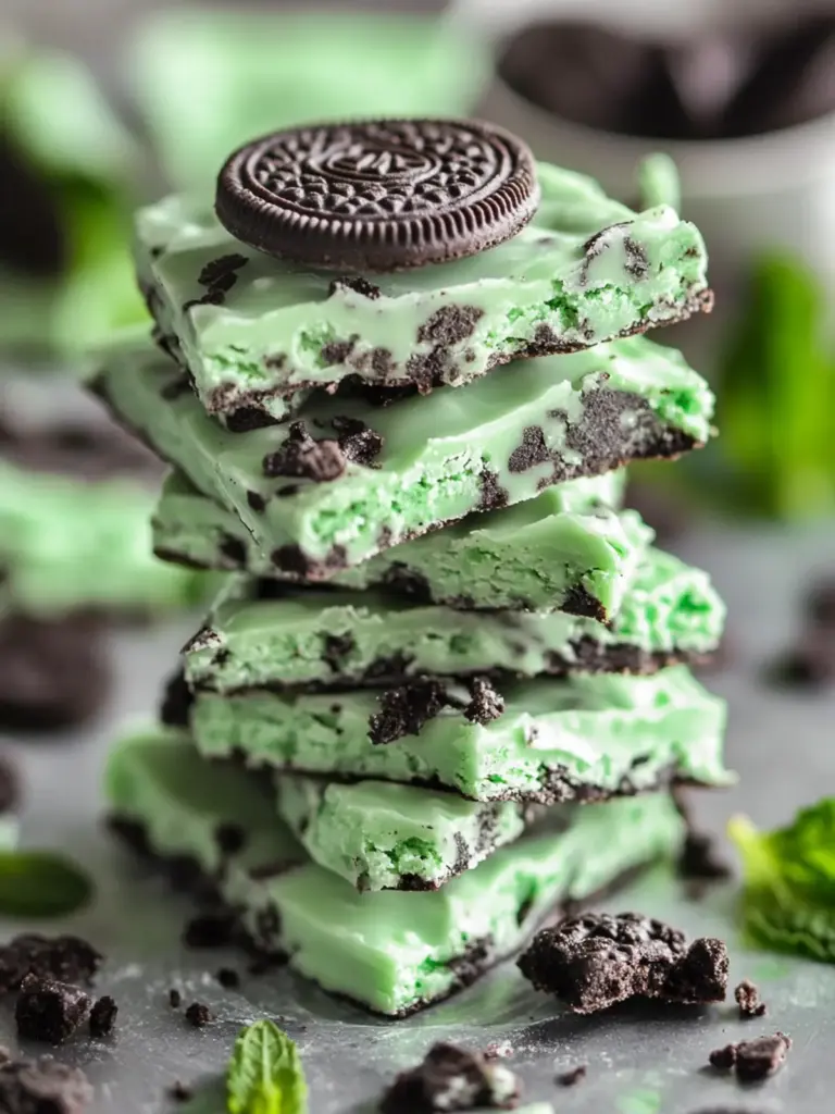 Mint Oreo Bark