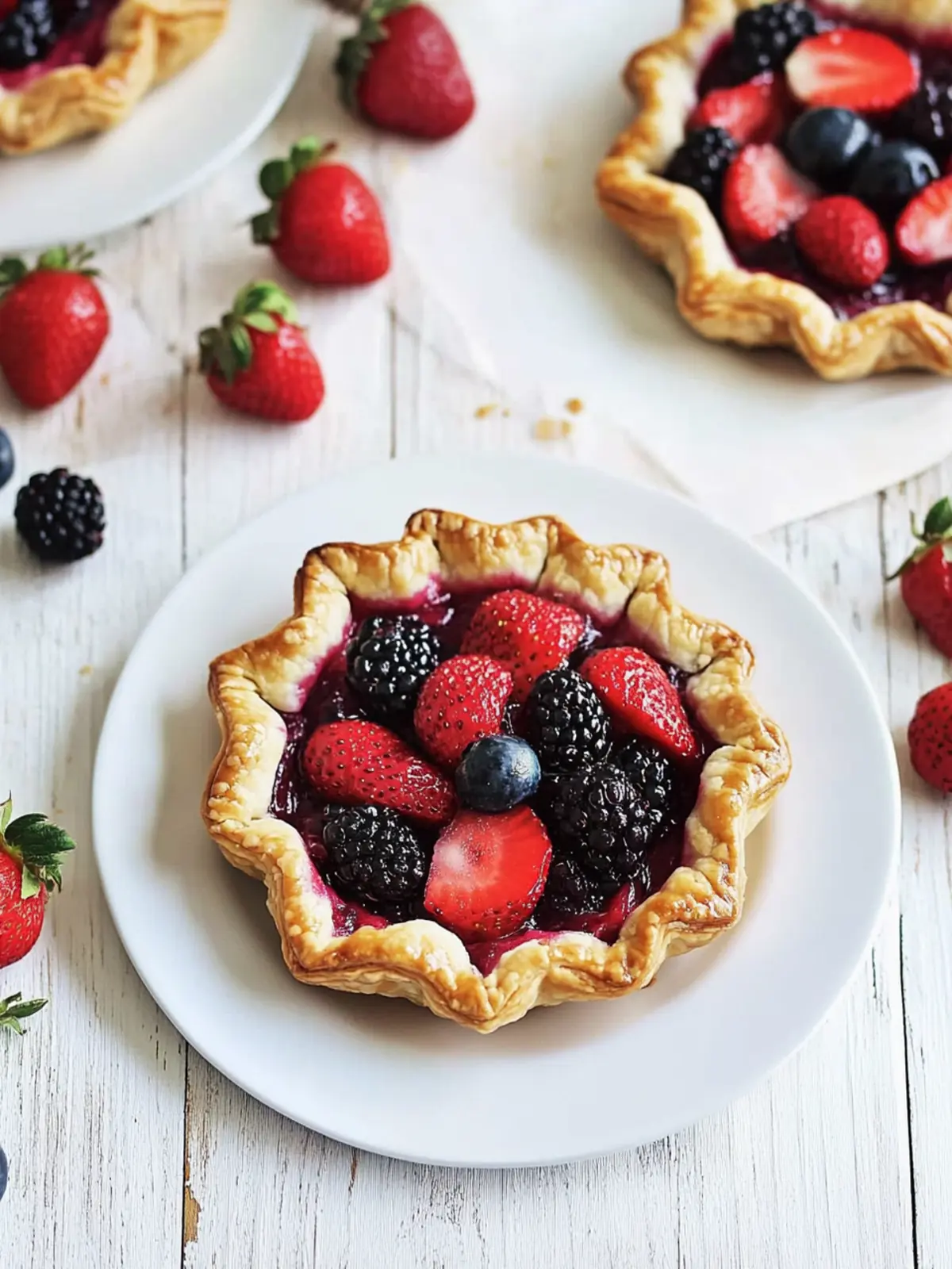 Delicious Mini Summer Berry Galettes for Sweet Moments 2 Mini Summer Berry Galettes