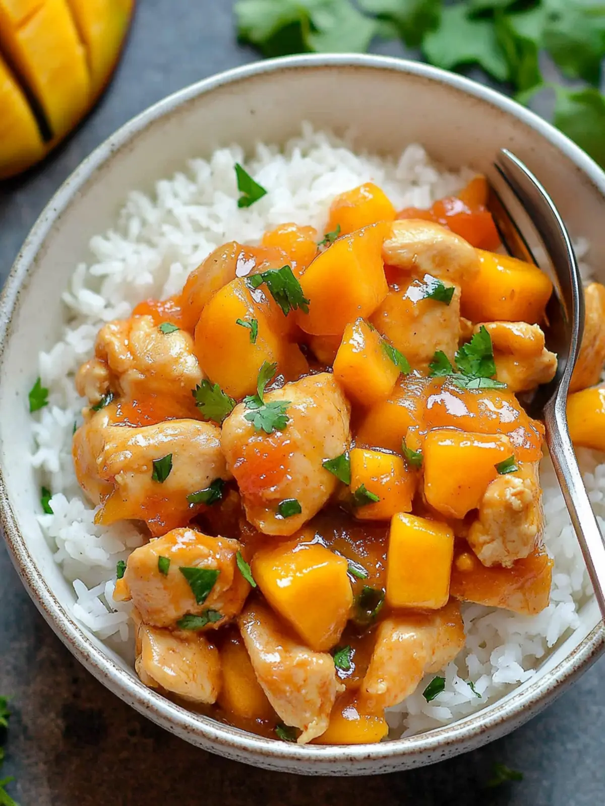 Savory Mango Chicken and Rice for a Flavorful Meal! 3 Mango Chicken and Rice