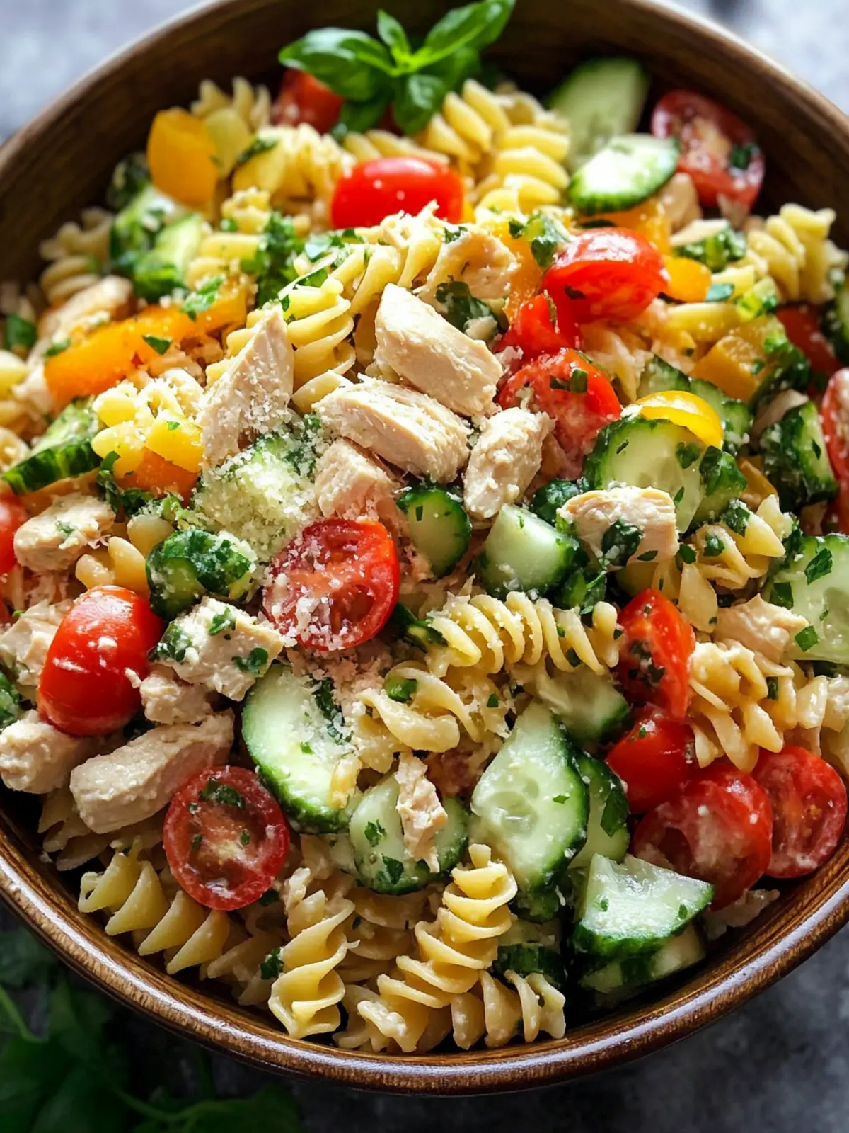 Zesty Chicken Pasta Salad for Your Perfect Summer Feast 5 Chicken Pasta Salad