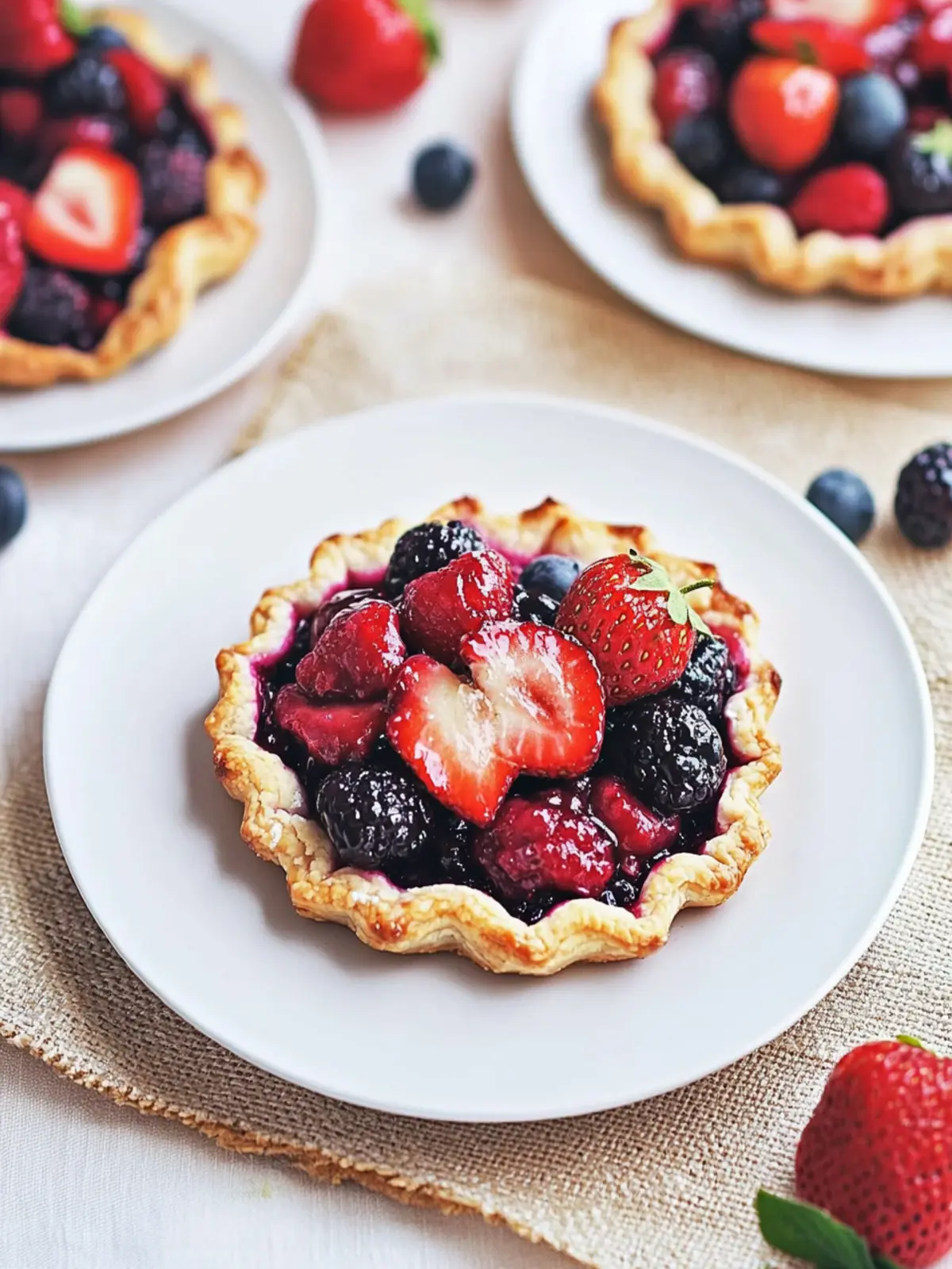 Delicious Mini Summer Berry Galettes for Sweet Moments 3 Mini Summer Berry Galettes
