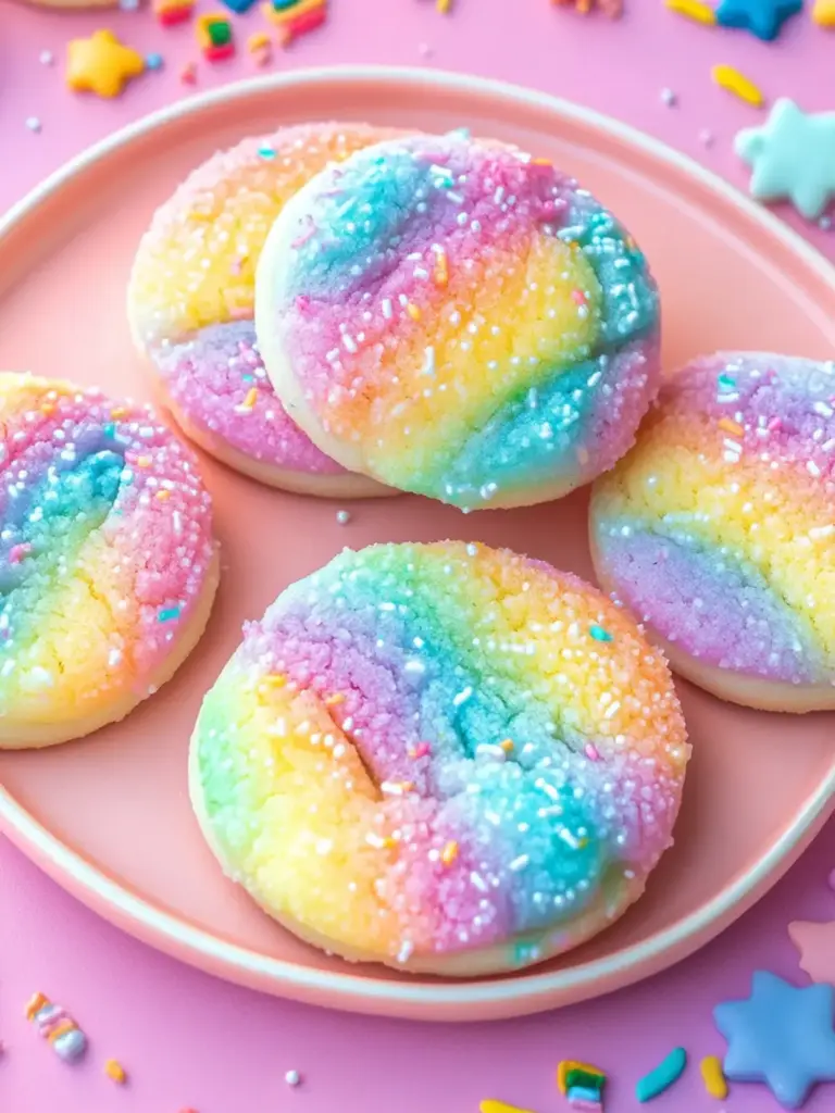 Rainbow Butter Cookies