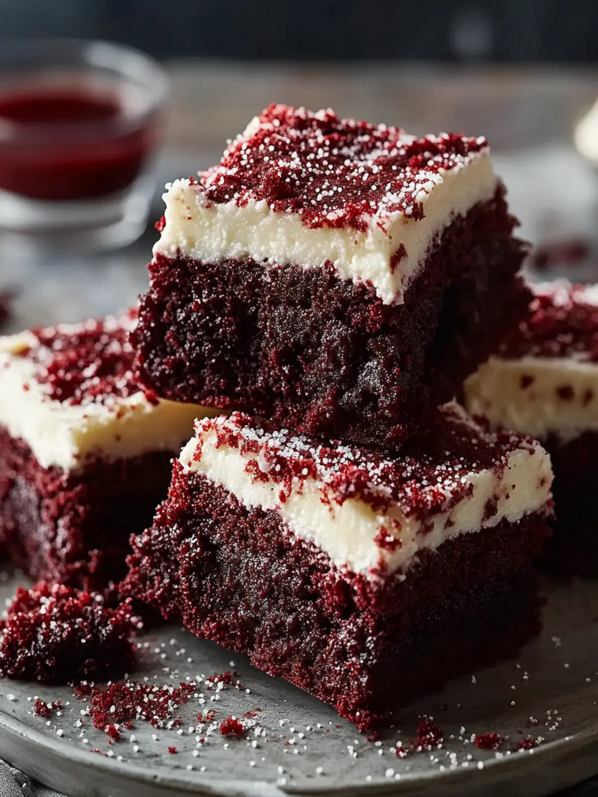 Red Velvet Brownies that Melt in Your Mouth – Ultimate Indulgence 2 Red Velvet Brownies