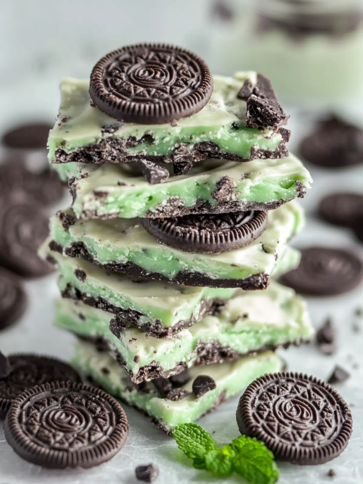 Delicious Mint Oreo Bark: Easy Treats for the Sweet-Toothed 2 Mint Oreo Bark