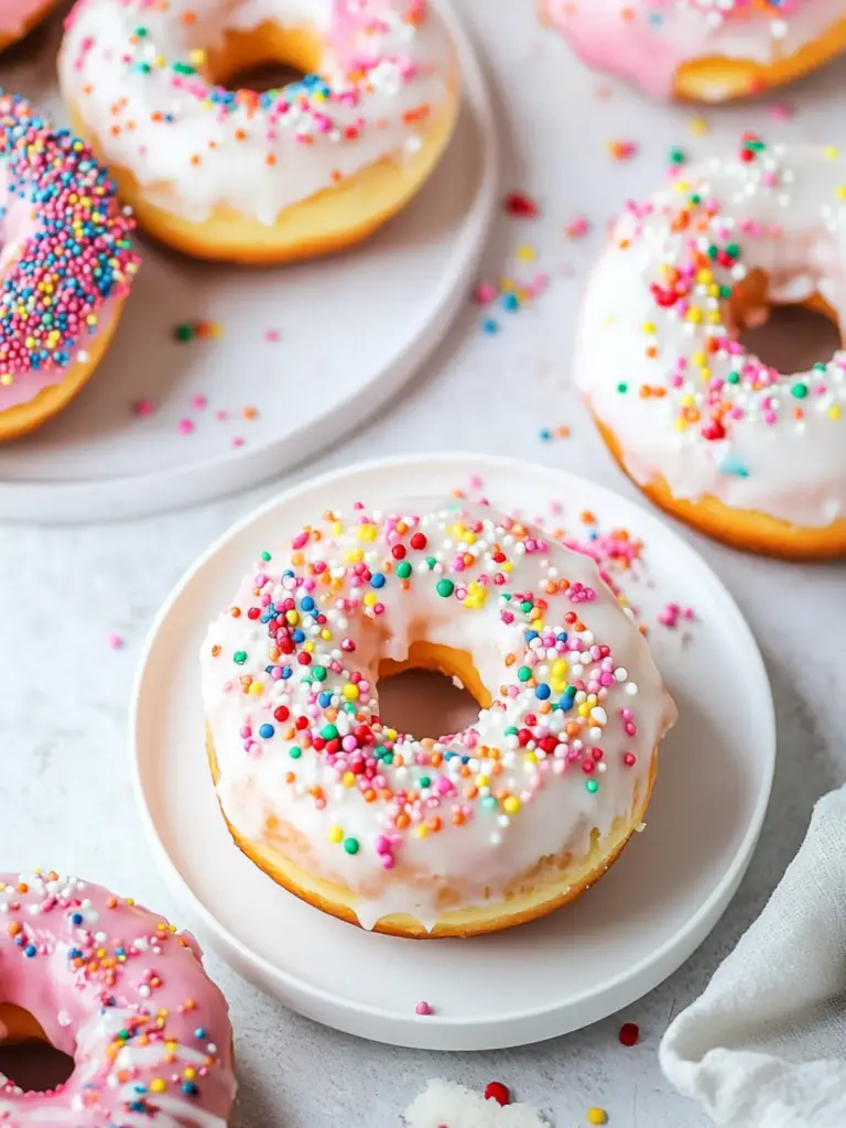 Baked Funfetti Donuts