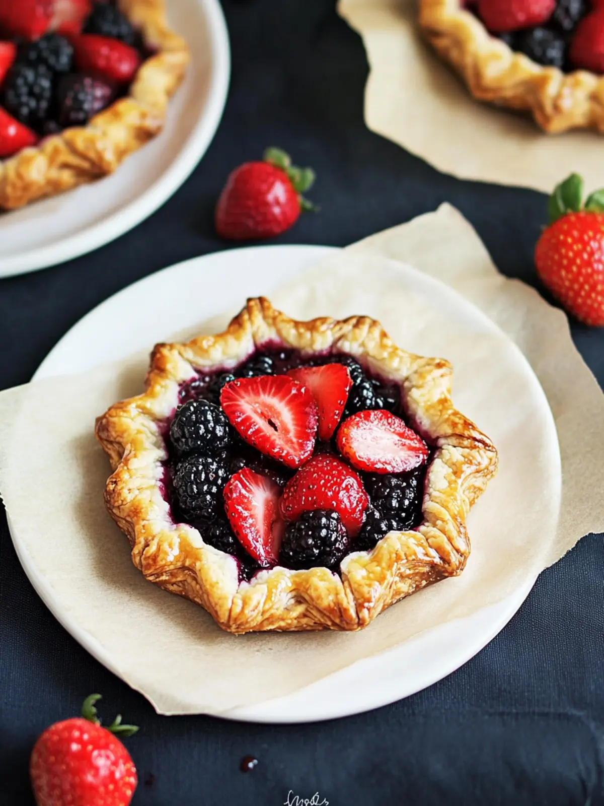 Delicious Mini Summer Berry Galettes for Sweet Moments 4 Mini Summer Berry Galettes