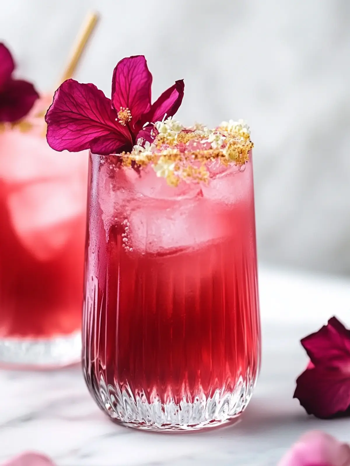 Refresh with a Hibiscus Rose Mocktail for a Blissful Sip 2 Hibiscus Rose Mocktail