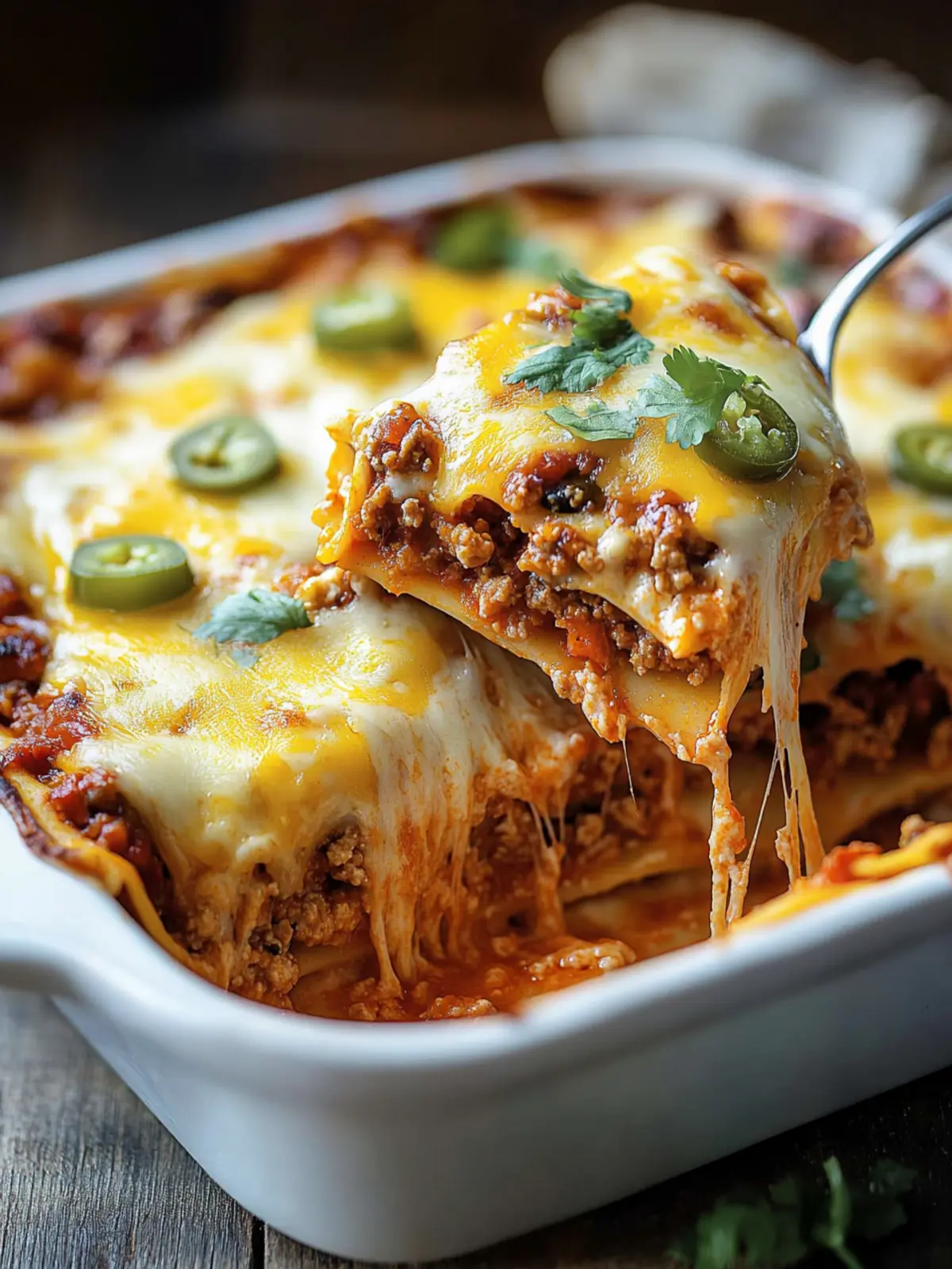 Taco Lasagna Bliss: Family-Friendly Layers of Flavor 3 Taco Lasagna