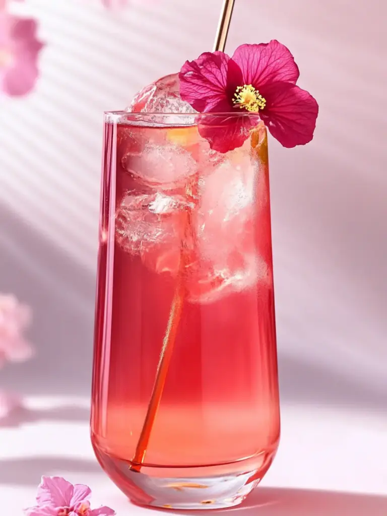 Hibiscus Rose Mocktail