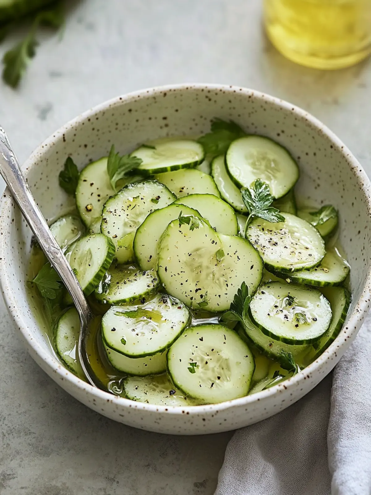 Refreshing Cucumber Vinegar Salad to Jazz Up Your Meals 4 Cucumber Vinegar Salad