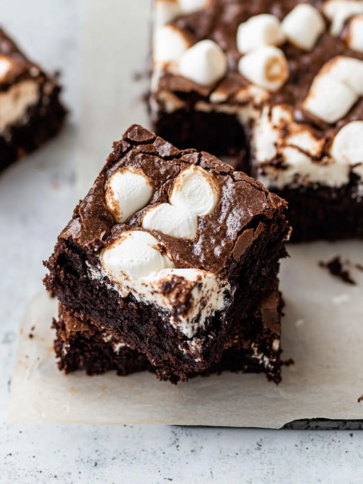 Decadent Marshmallow Brownies That Melt in Your Mouth 4 Marshmallow Brownies