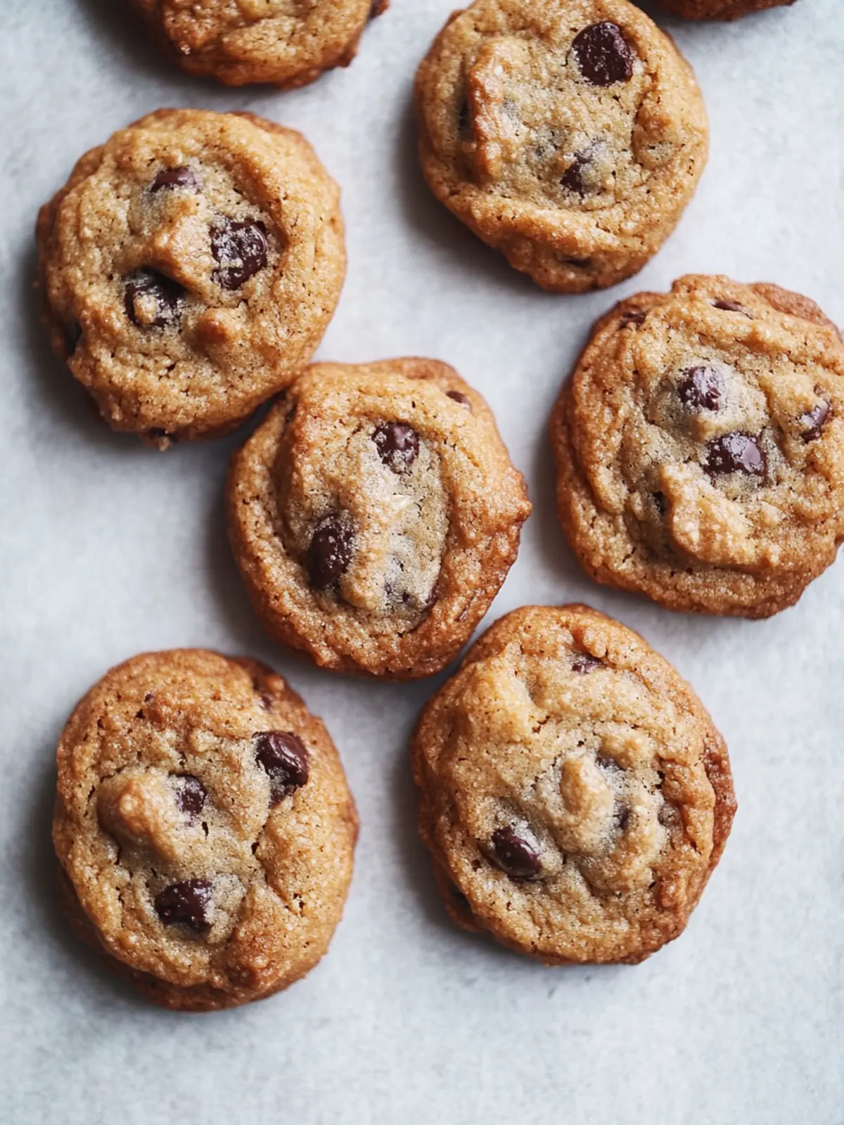 Mini Crunchy Chocolate Chip Cookies with Buttermilk Bliss 2 Mini Crunchy Chocolate Chip Cookies