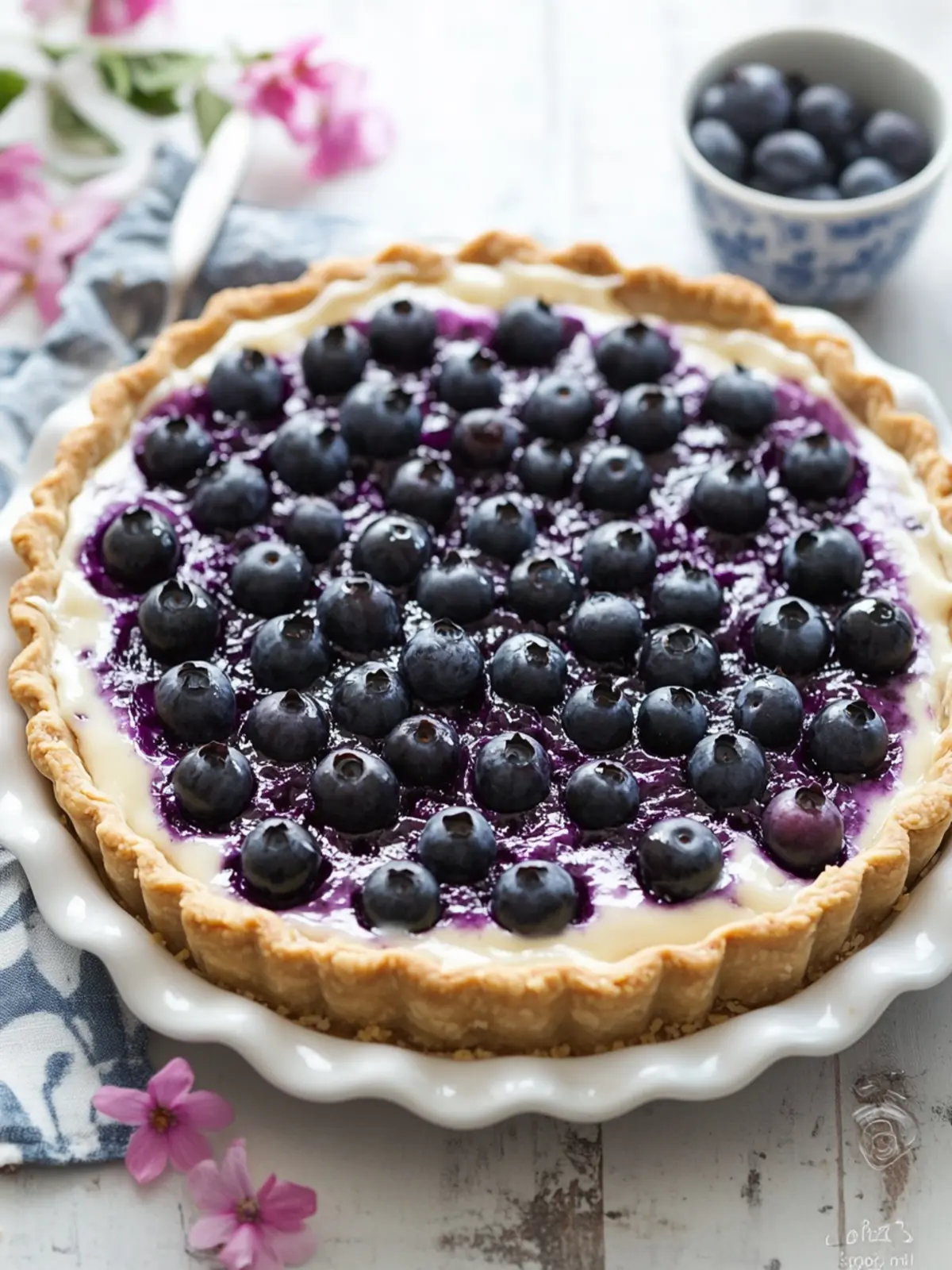 Delicious Blueberry Cream Pie: A Sweet Slice of Heaven 4 Blueberry Cream Pie