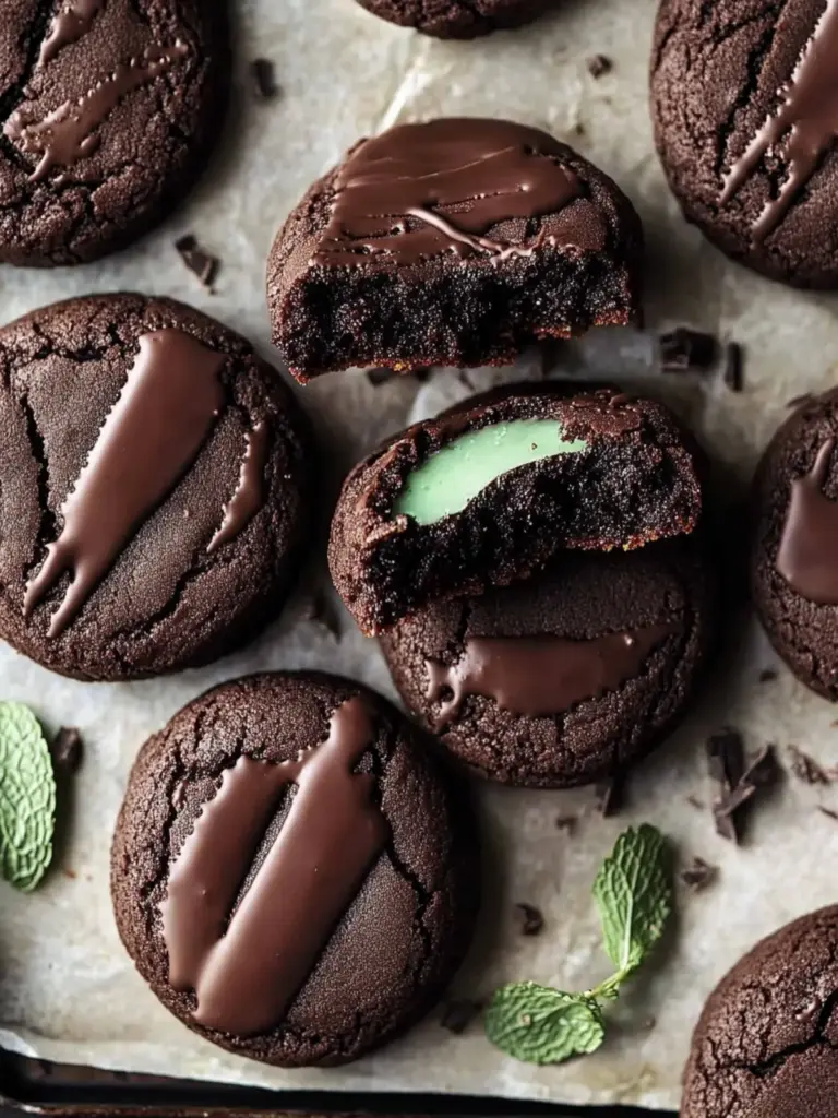 Chocolate Mint Cookies