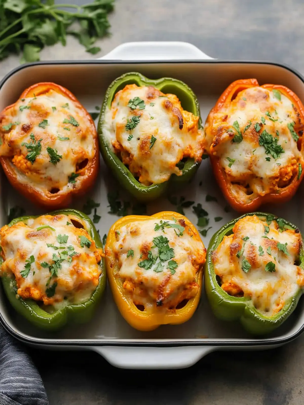 Cheesy Buffalo Chicken Stuffed Peppers for a Tasty Twist 4 Cheesy Buffalo Chicken Stuffed Peppers