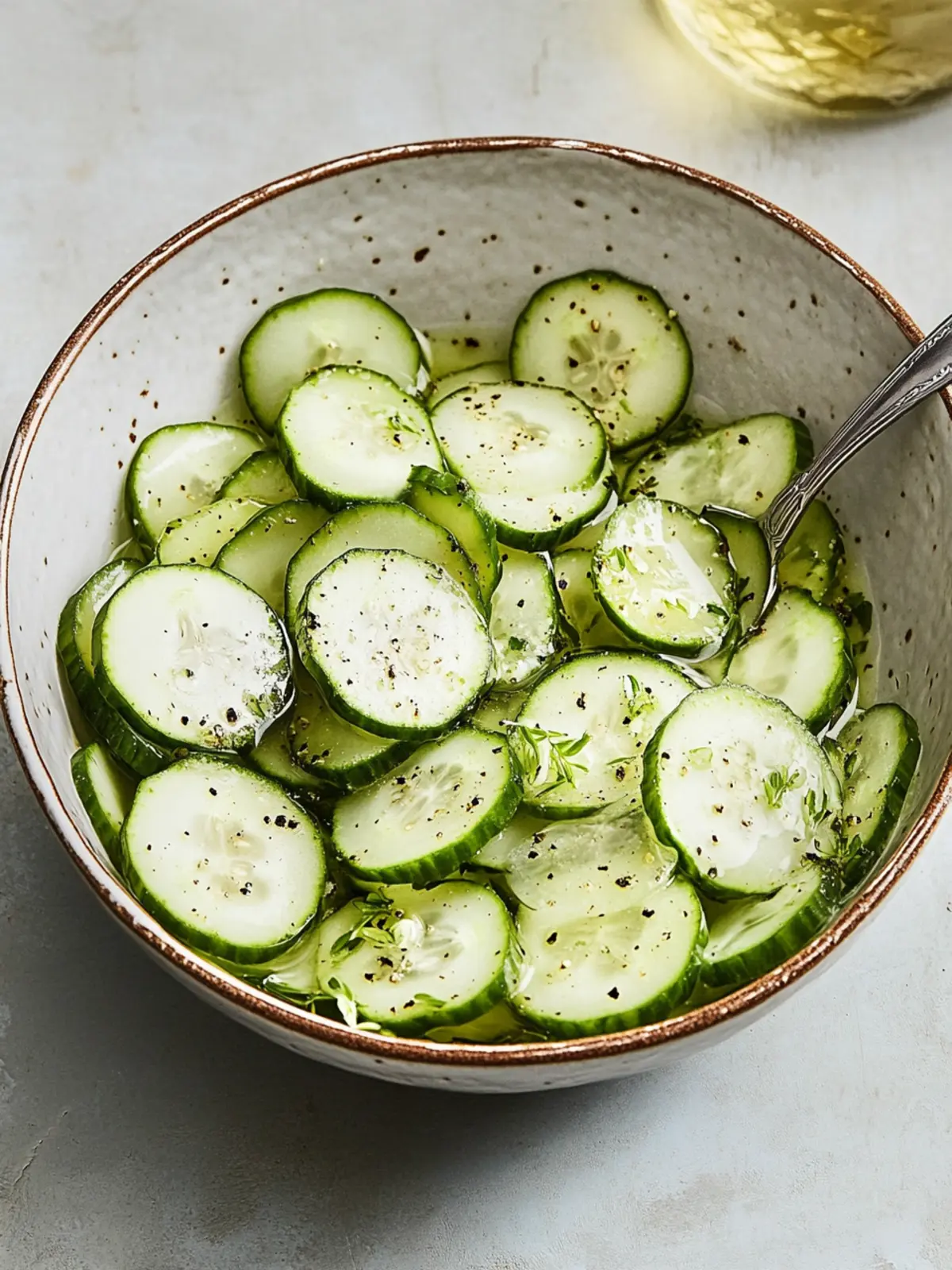 Refreshing Cucumber Vinegar Salad to Jazz Up Your Meals 2 Cucumber Vinegar Salad