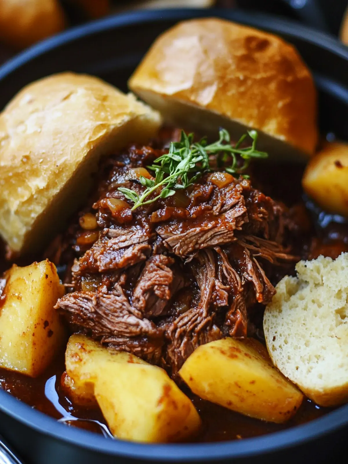 Savory Crock Pot BBQ Beef Pot Roast That Melts in Your Mouth 5 Crock Pot BBQ Beef Pot Roast