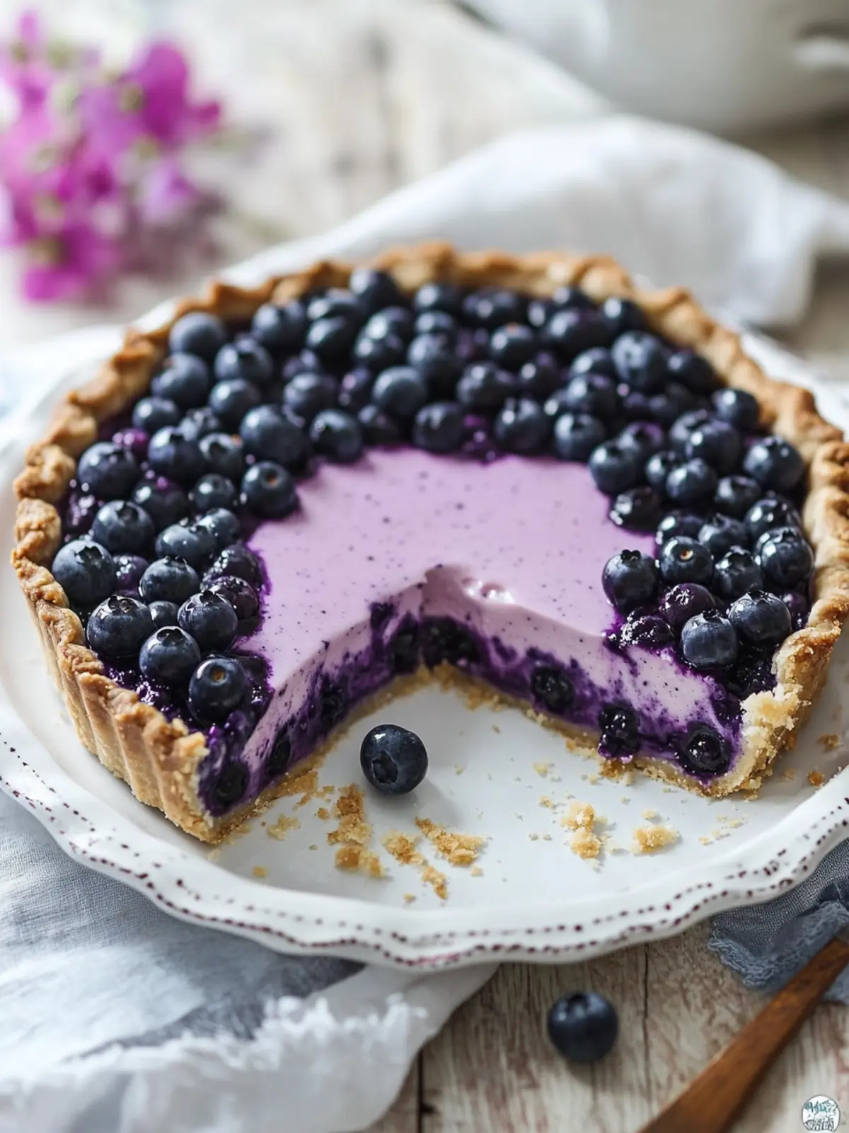 Delicious Blueberry Cream Pie: A Sweet Slice of Heaven 5 Blueberry Cream Pie
