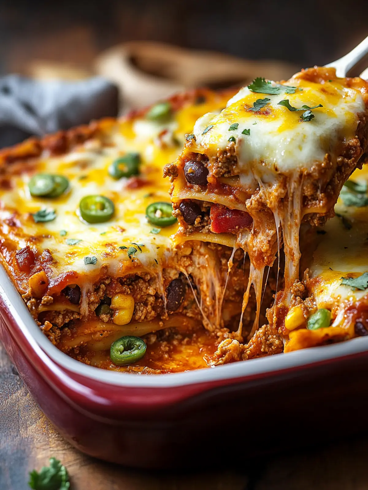 Taco Lasagna Bliss: Family-Friendly Layers of Flavor 4 Taco Lasagna