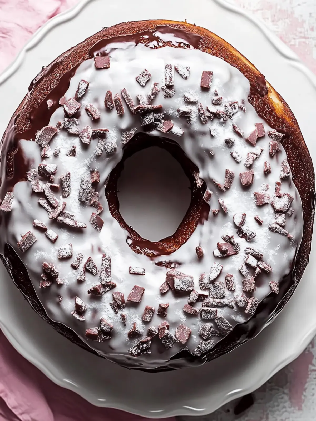 Decadent Chocolate Donut Cake for Sweet Cravings 4 Chocolate Donut Cake