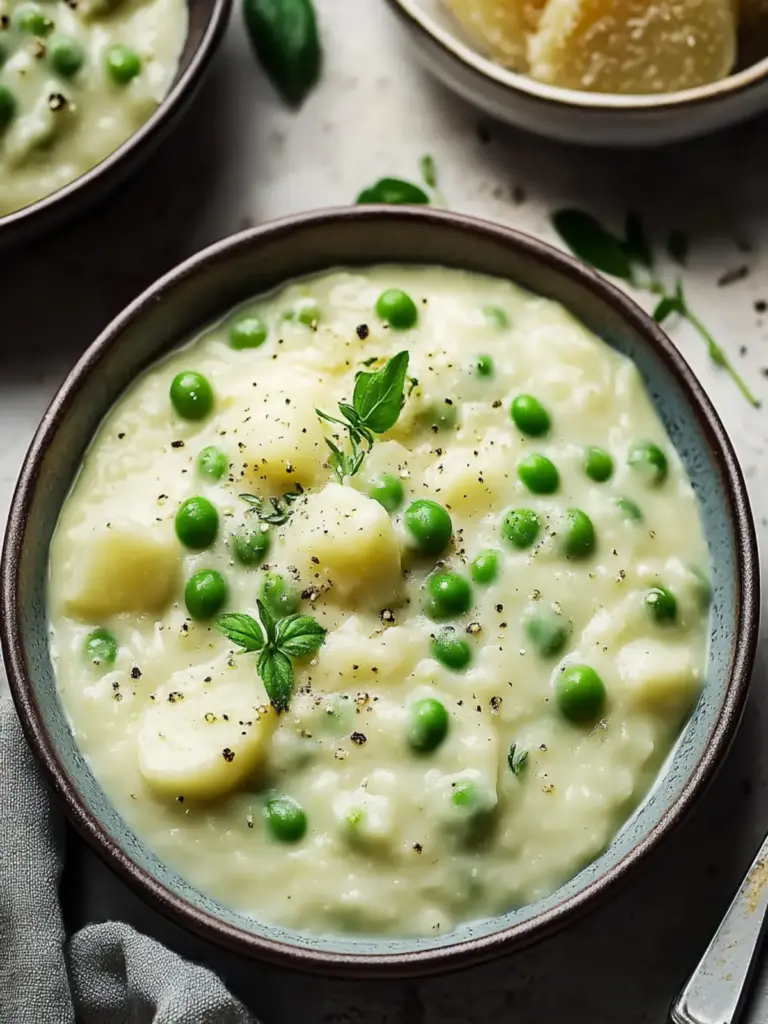 Creamed Peas and Potatoes
