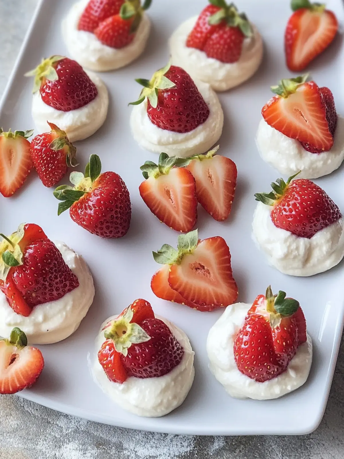 Delicious Deviled Strawberries: No-Bake Cheesecake Delight 2 Deviled Strawberries