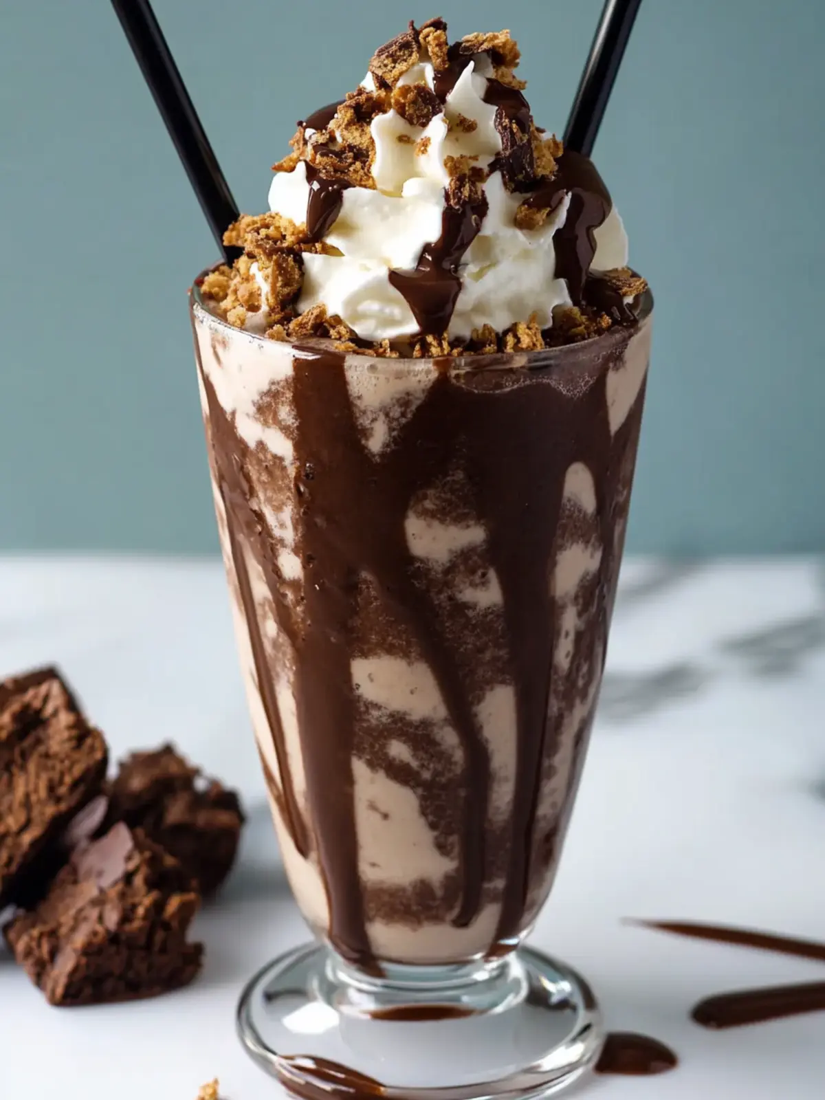 Indulge in the Ultimate Brownie Milkshake Today 3 Brownie Milkshake