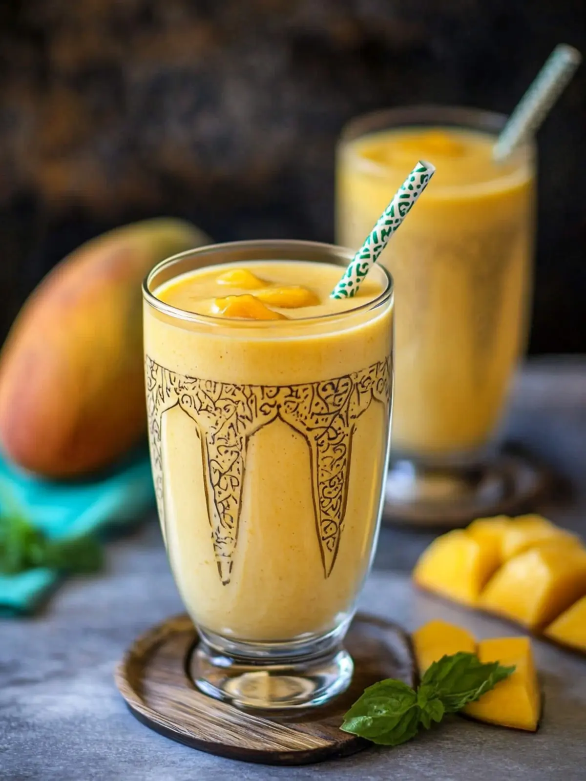 Mango Lassi Magic: Quick Creamy Bliss in 15 Minutes 2 Mango Lassi