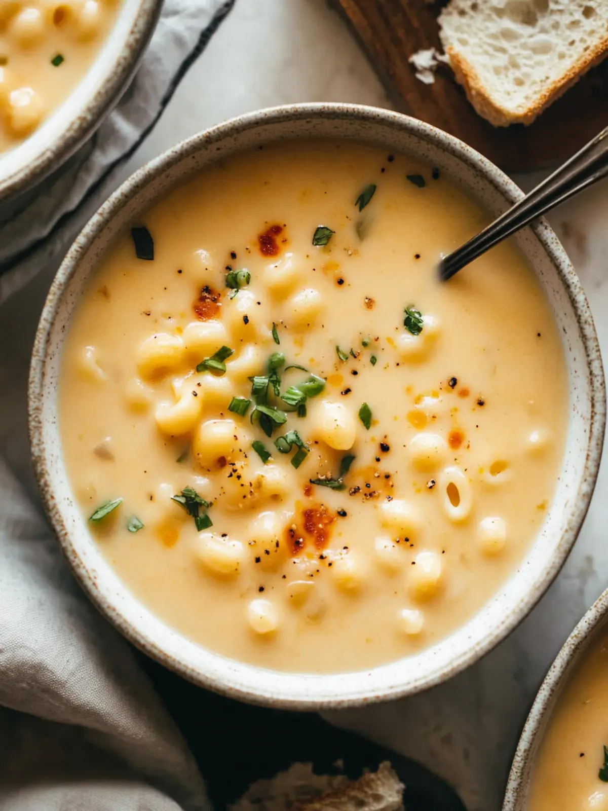 Ultimate Mac and Cheese Soup: Comfort in Every Spoonful 3 Mac and Cheese Soup