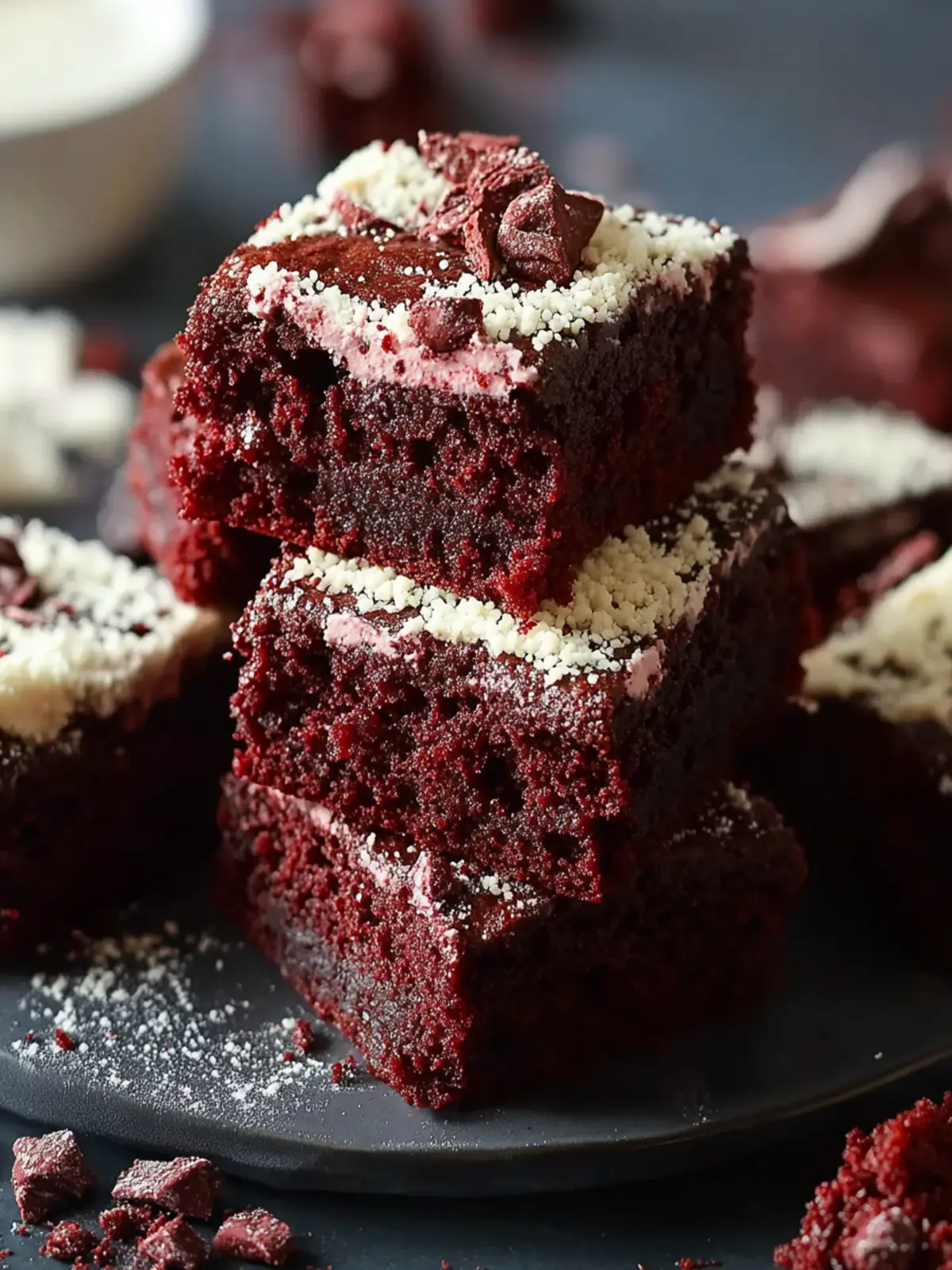 Red Velvet Brownies that Melt in Your Mouth – Ultimate Indulgence 4 Red Velvet Brownies