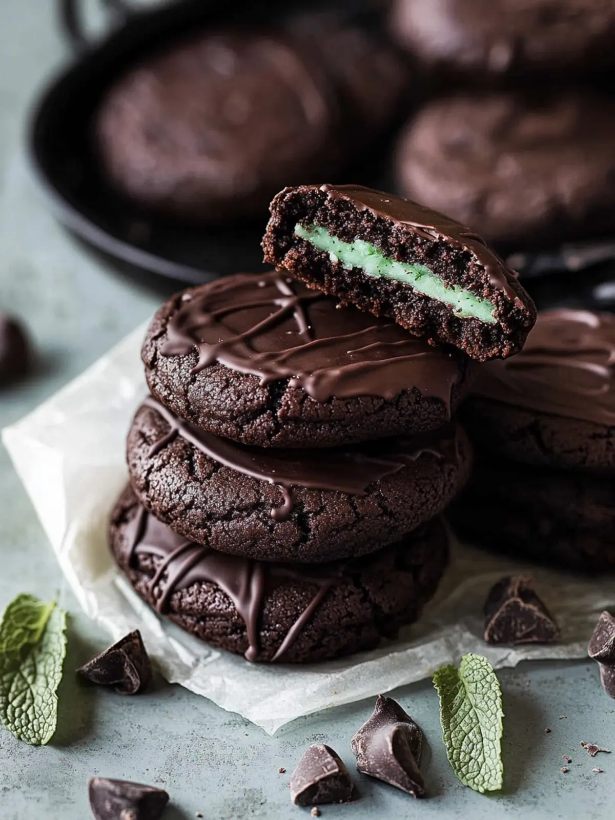 Decadent Chocolate Mint Cookies for Your Sweet Cravings 2 Chocolate Mint Cookies