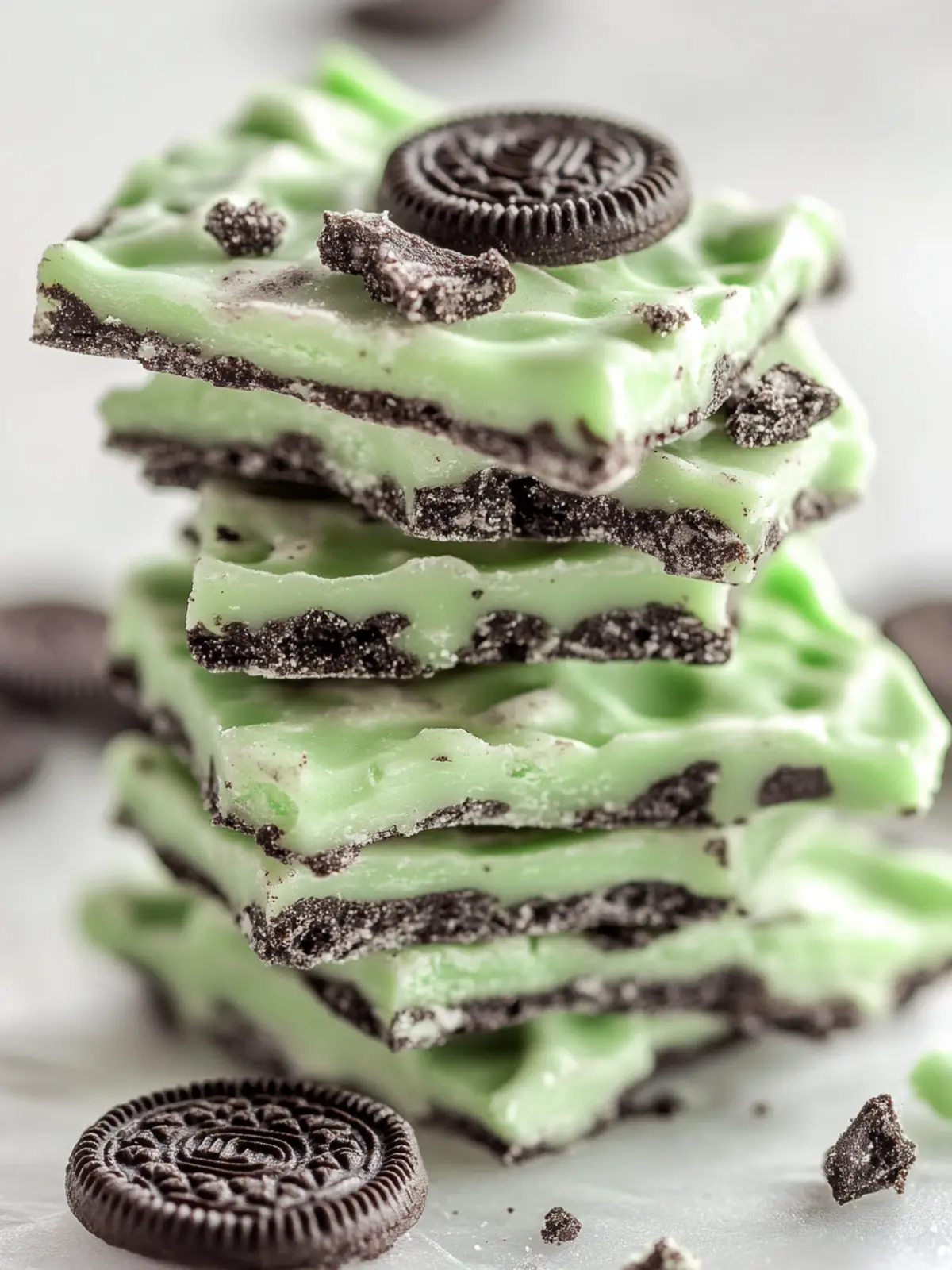 Delicious Mint Oreo Bark: Easy Treats for the Sweet-Toothed 4 Mint Oreo Bark