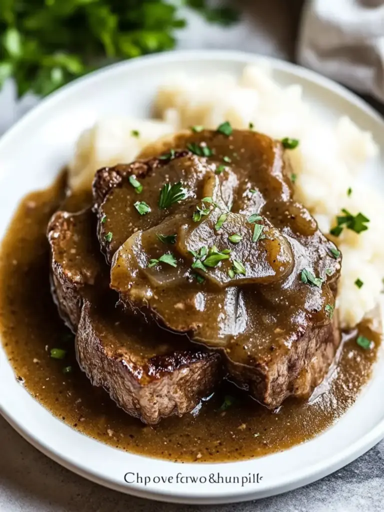 Crock Pot Cube Steak with Gravy