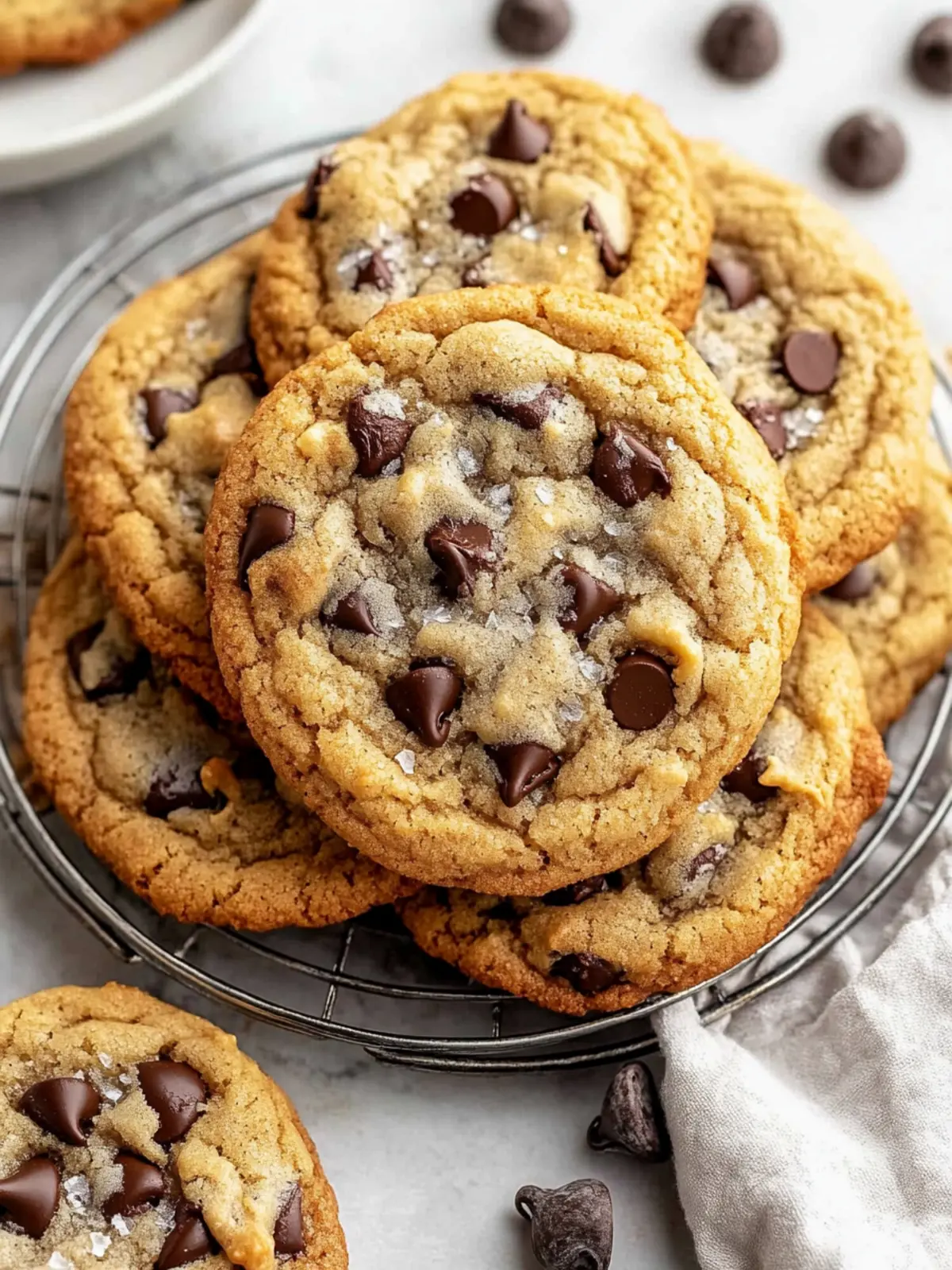 Mouthwatering Giant Bakery Style Chocolate Chip Cookies At Home 4 Giant Bakery Style Chocolate Chip Cookies